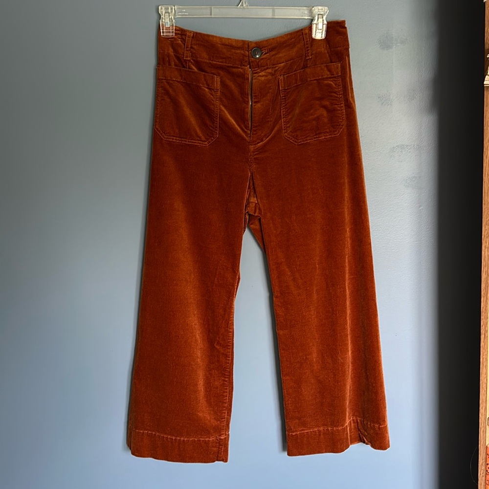 Anthropologie MAEVE the Colette size 31 (12) in brown corduroy! Like new.